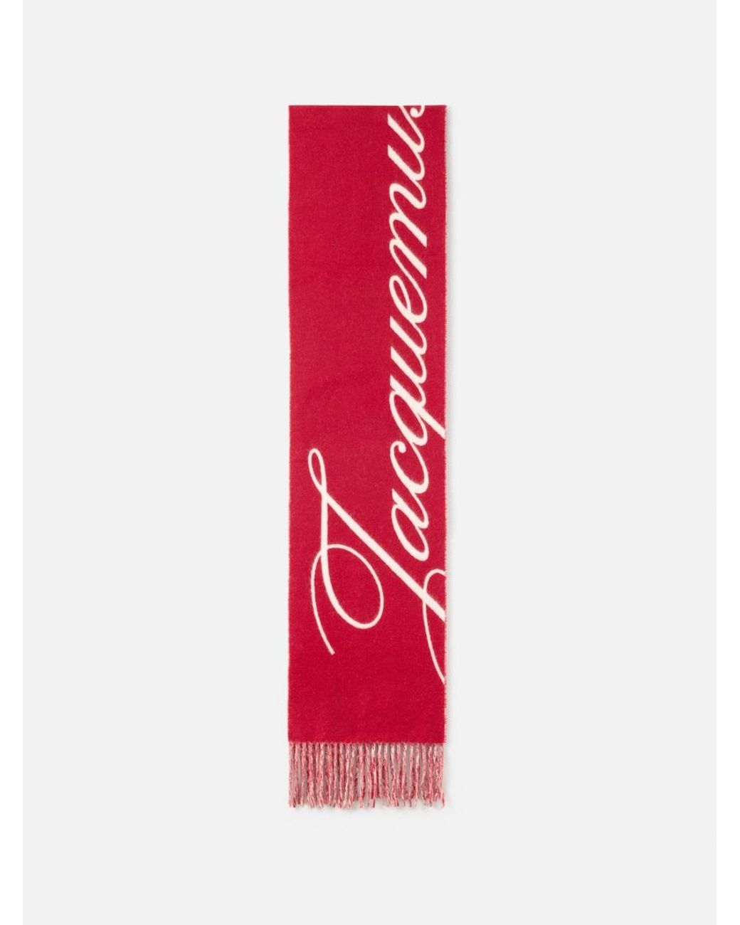 Jacquemus Red The Atelier Scarf