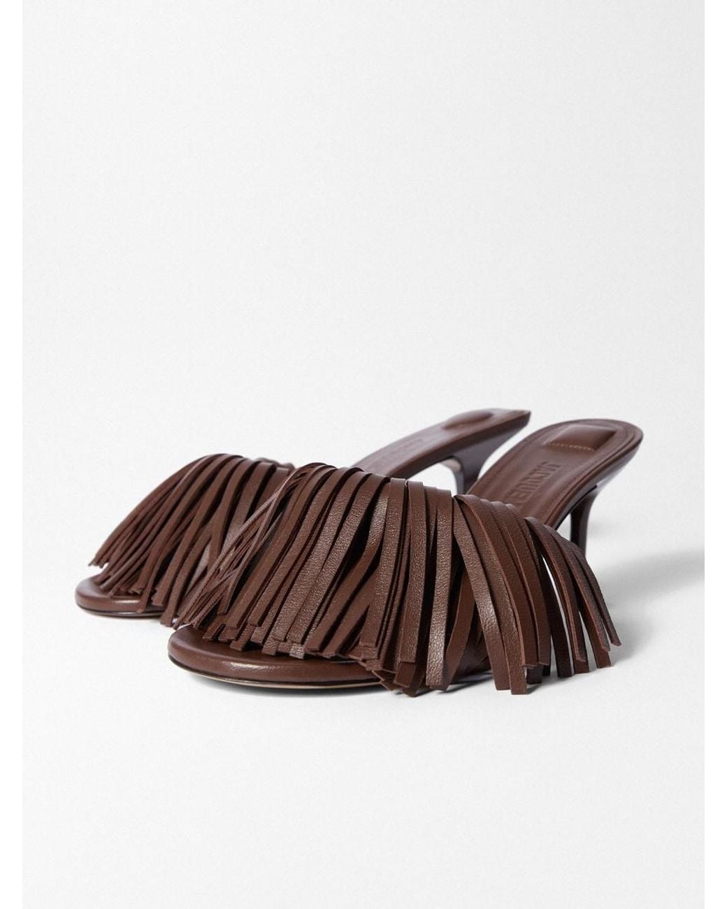 Jacquemus Brown The Cubisto Mules