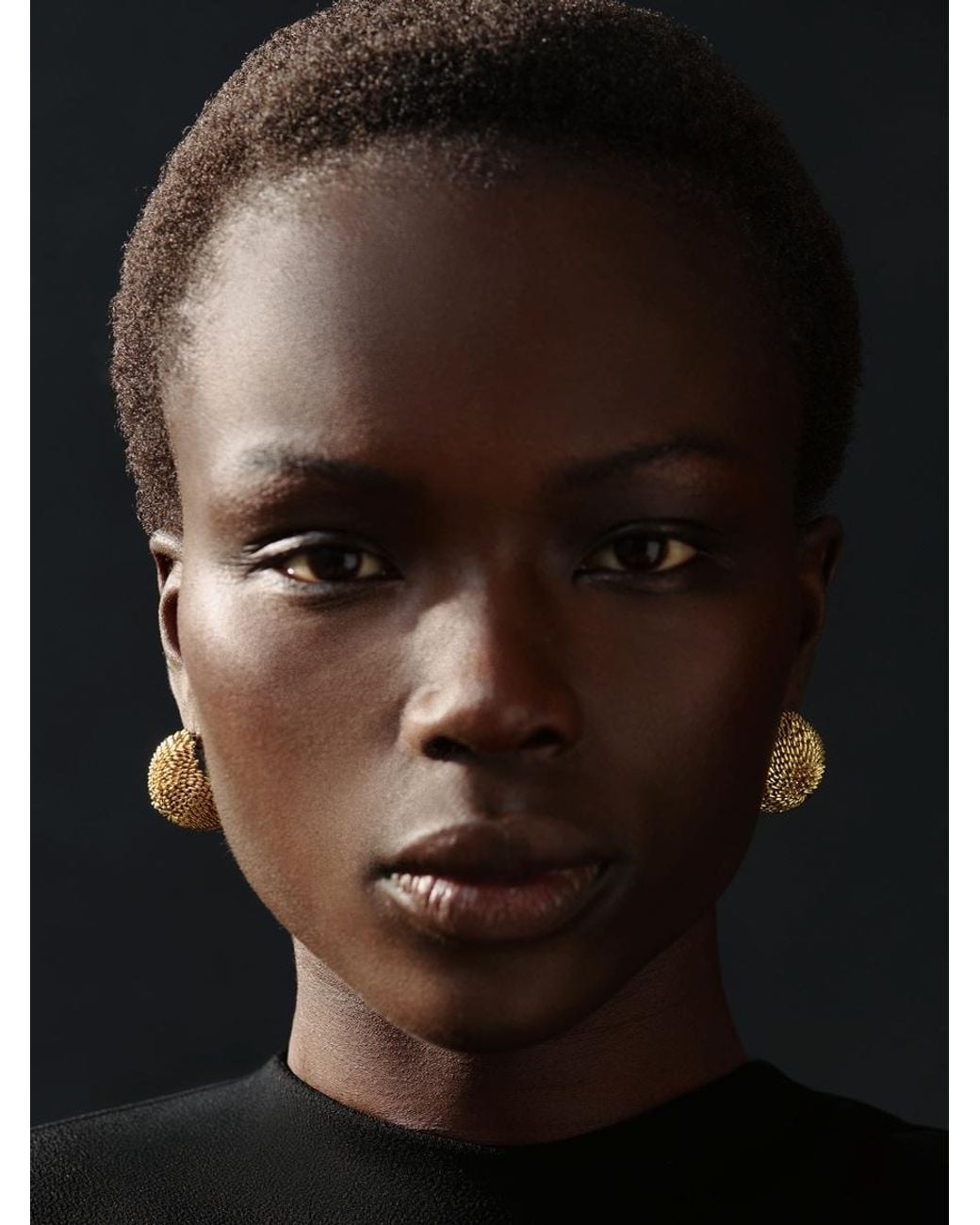 Jacquemus White Die Hérisson Ohrringe