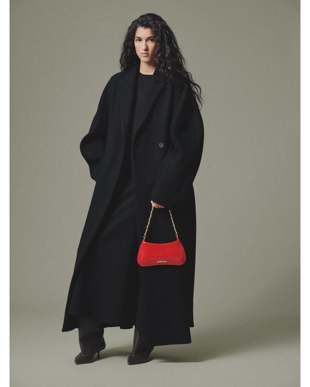 Jacquemus Red The Small Bisou Chaîne
