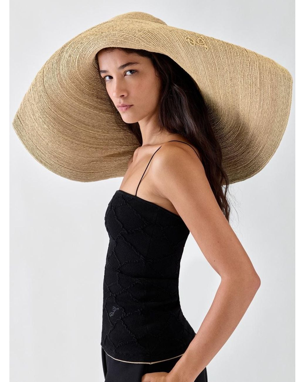 Jacquemus White The Cabana Hat