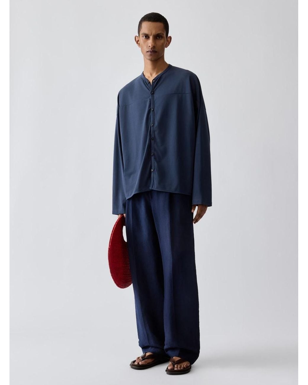 Jacquemus Blue The Atelier Jersey Shirt