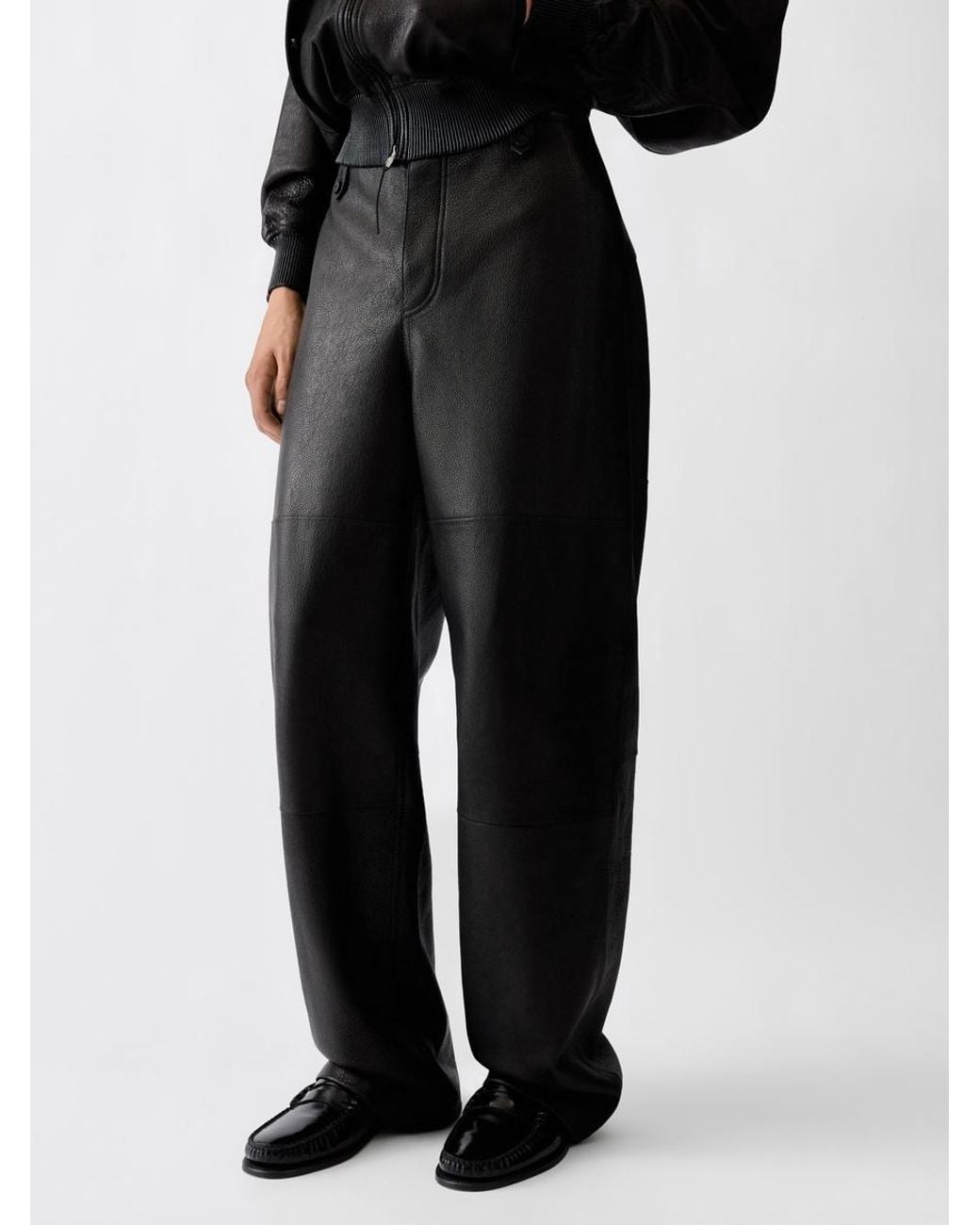 Jacquemus Black The Tintore Leather Pants for men