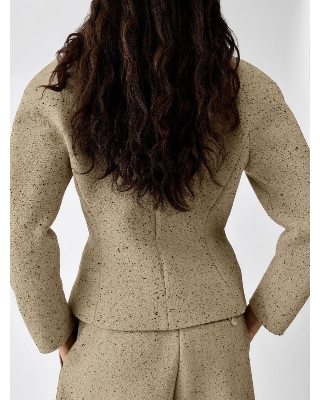Jacquemus Green Die Mini Ovalo Jacke