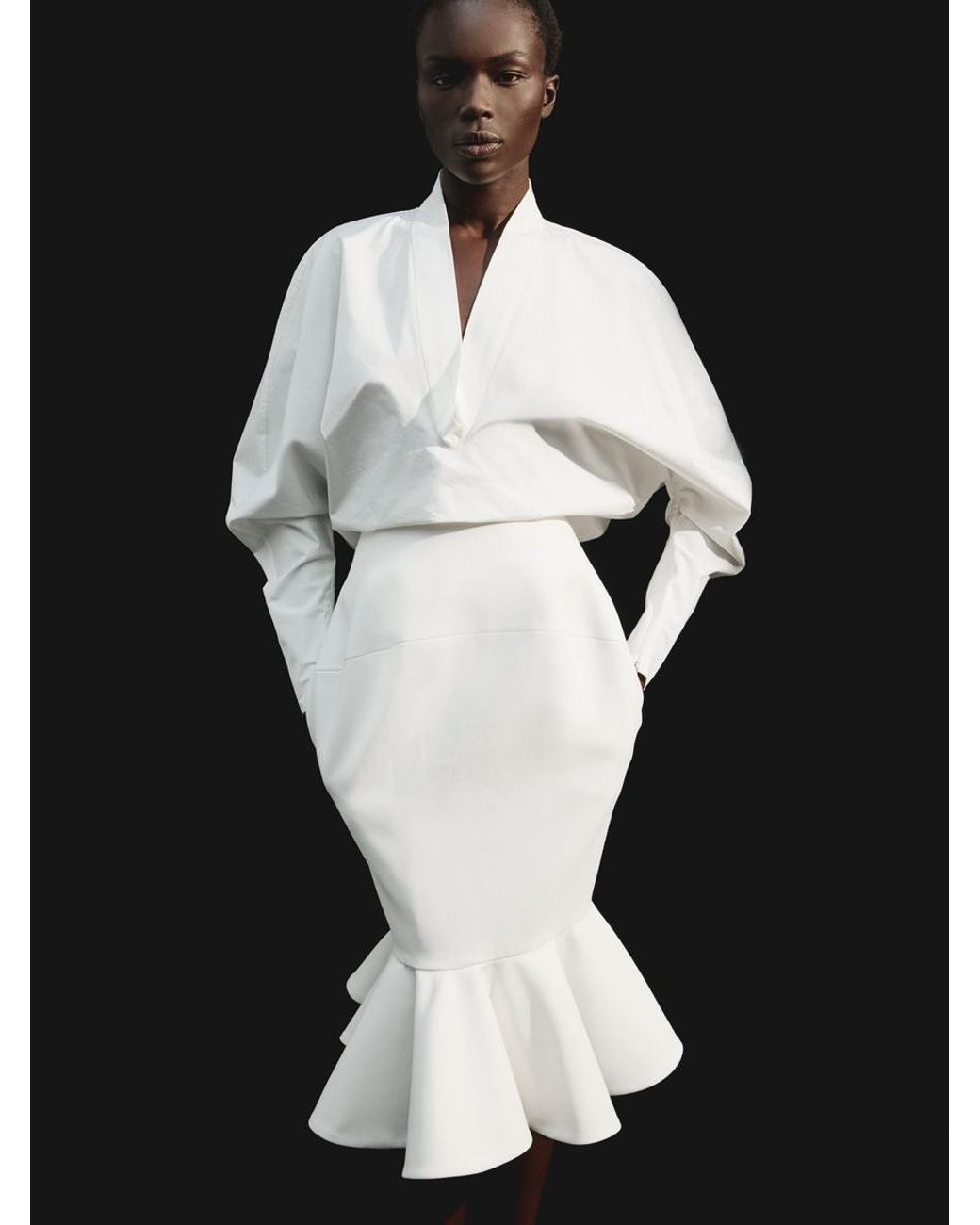 Jacquemus White Die Colombe Bluse