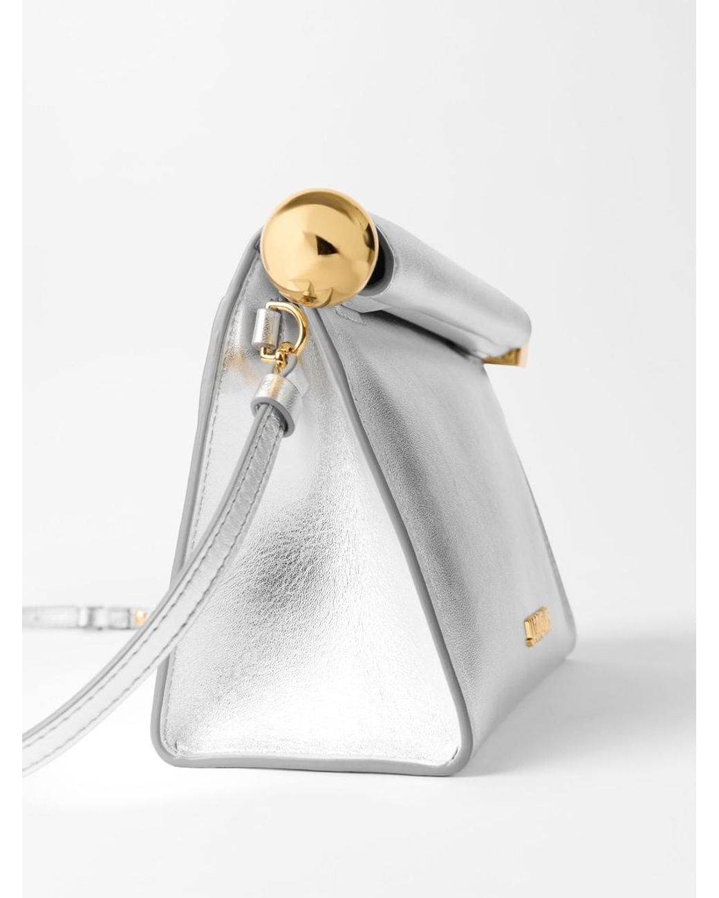 Jacquemus White The Rond Carré Bag