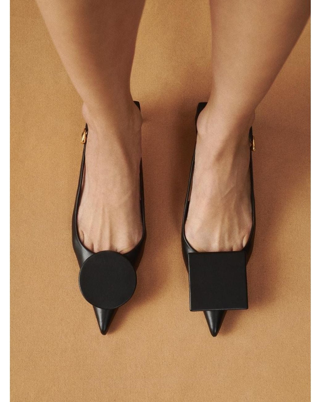 Jacquemus White The Low Duelo Slingbacks