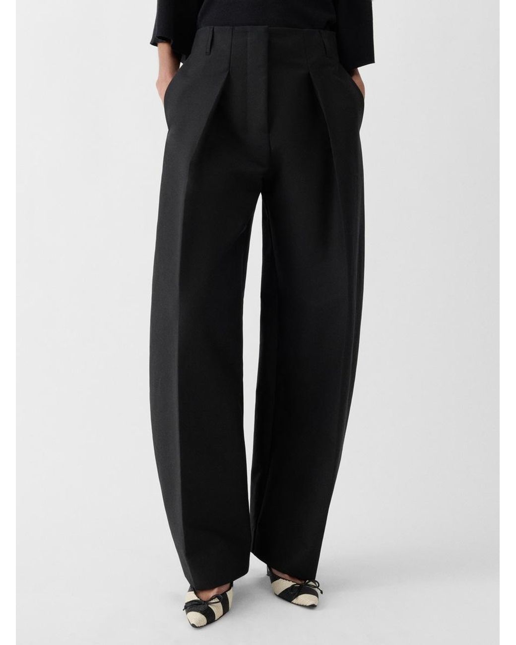 Jacquemus Black The Ovalo Cotton Pants