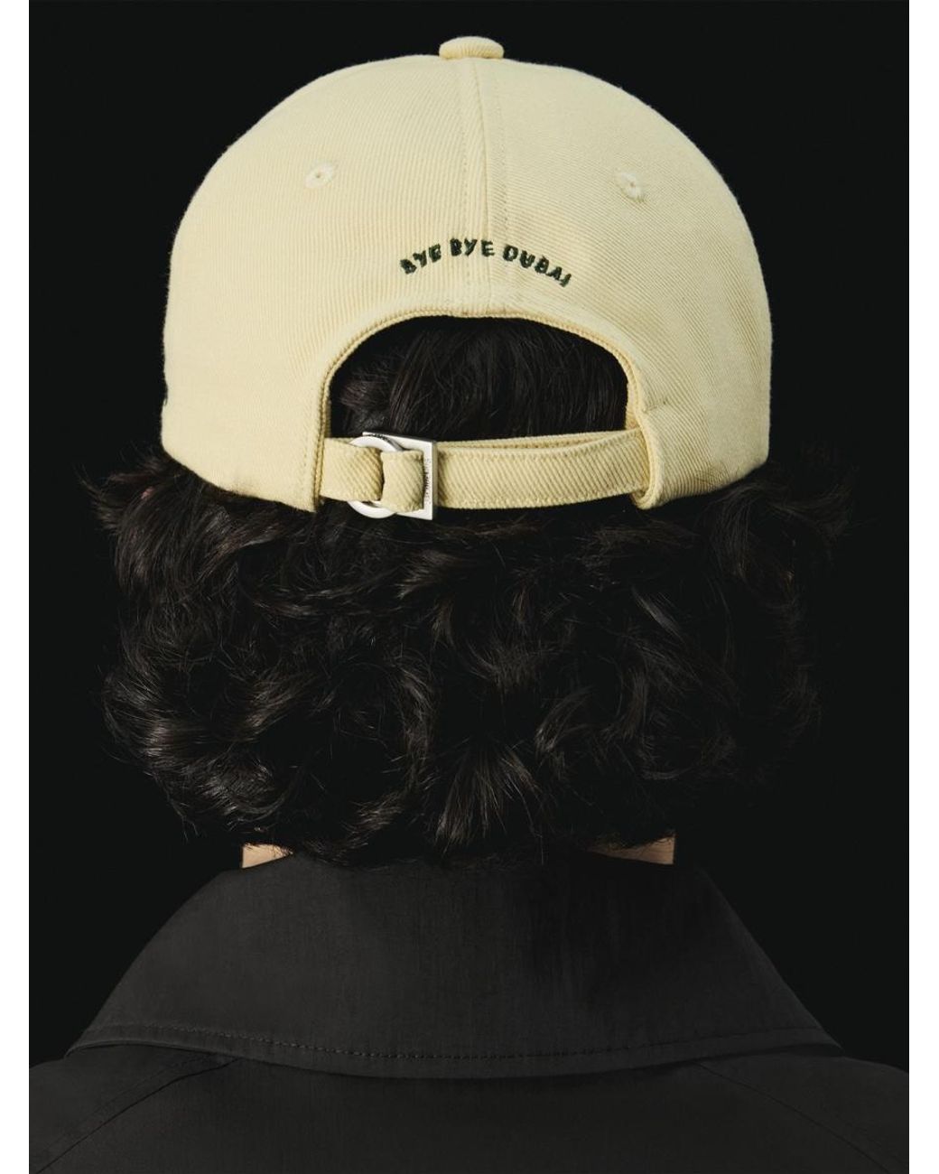 Jacquemus Metallic The Hello Dubai Baseball Cap