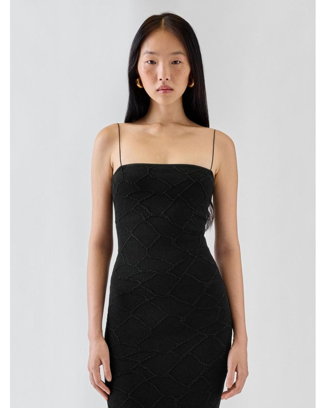 Jacquemus Black Das Girafe Bustierkleid