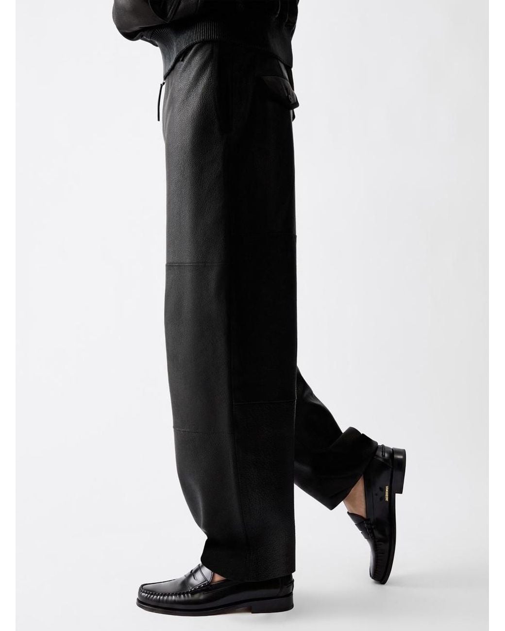 Jacquemus Black The Tintore Leather Pants for men