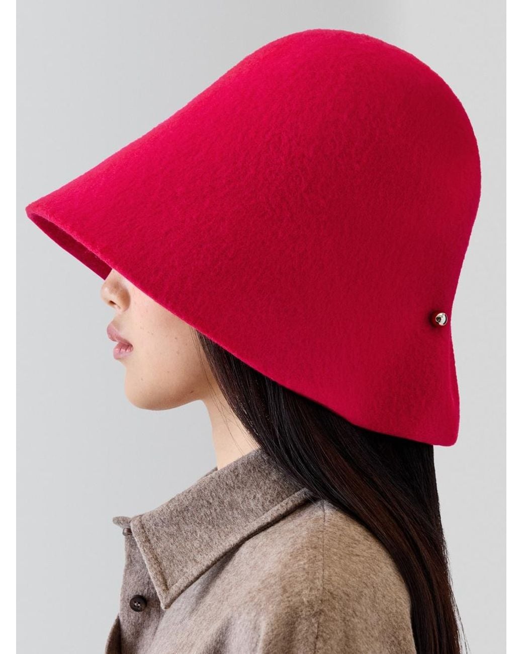 Jacquemus Pink Der Cloche Hut