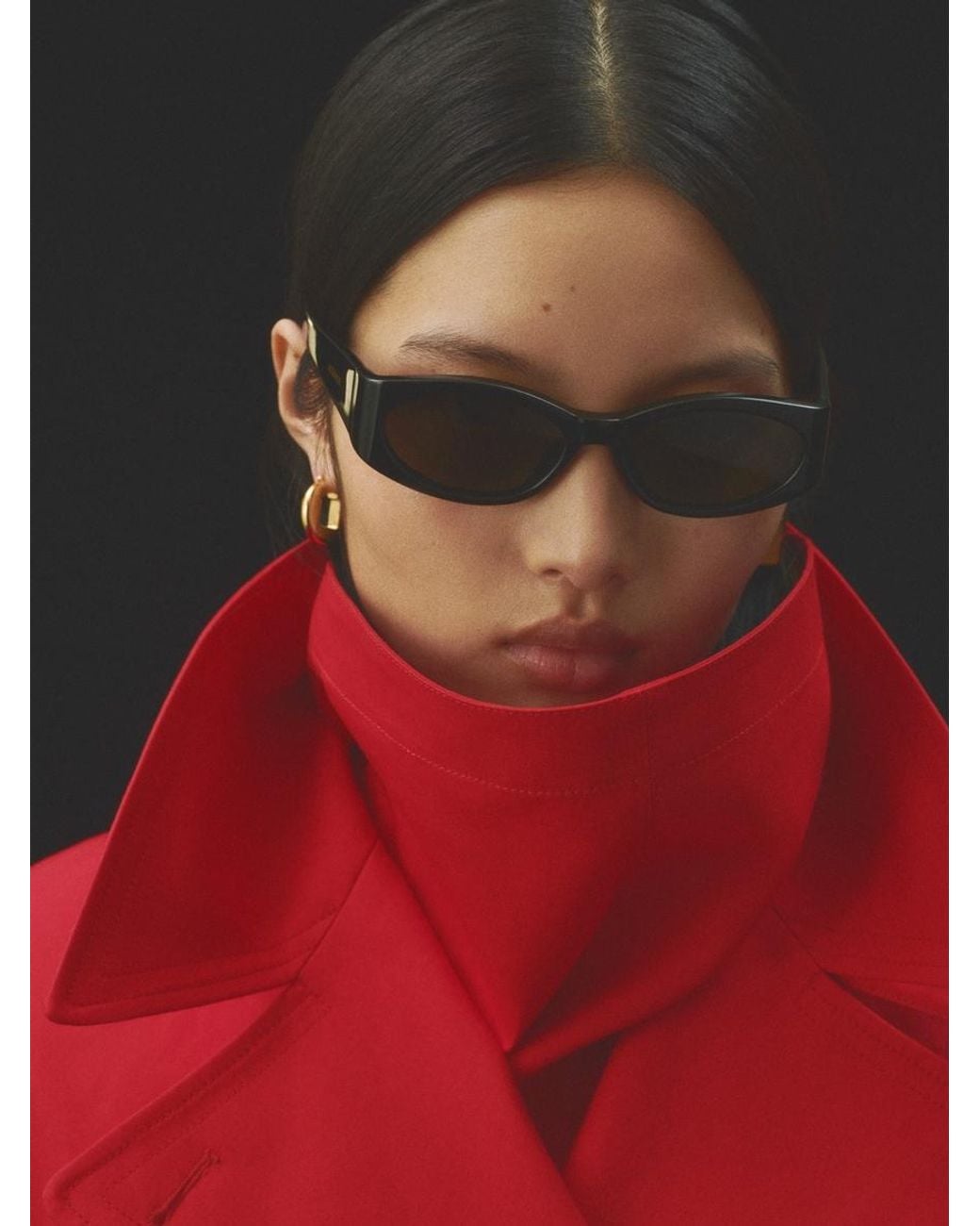 Jacquemus Black The Ovalo Sunglasses
