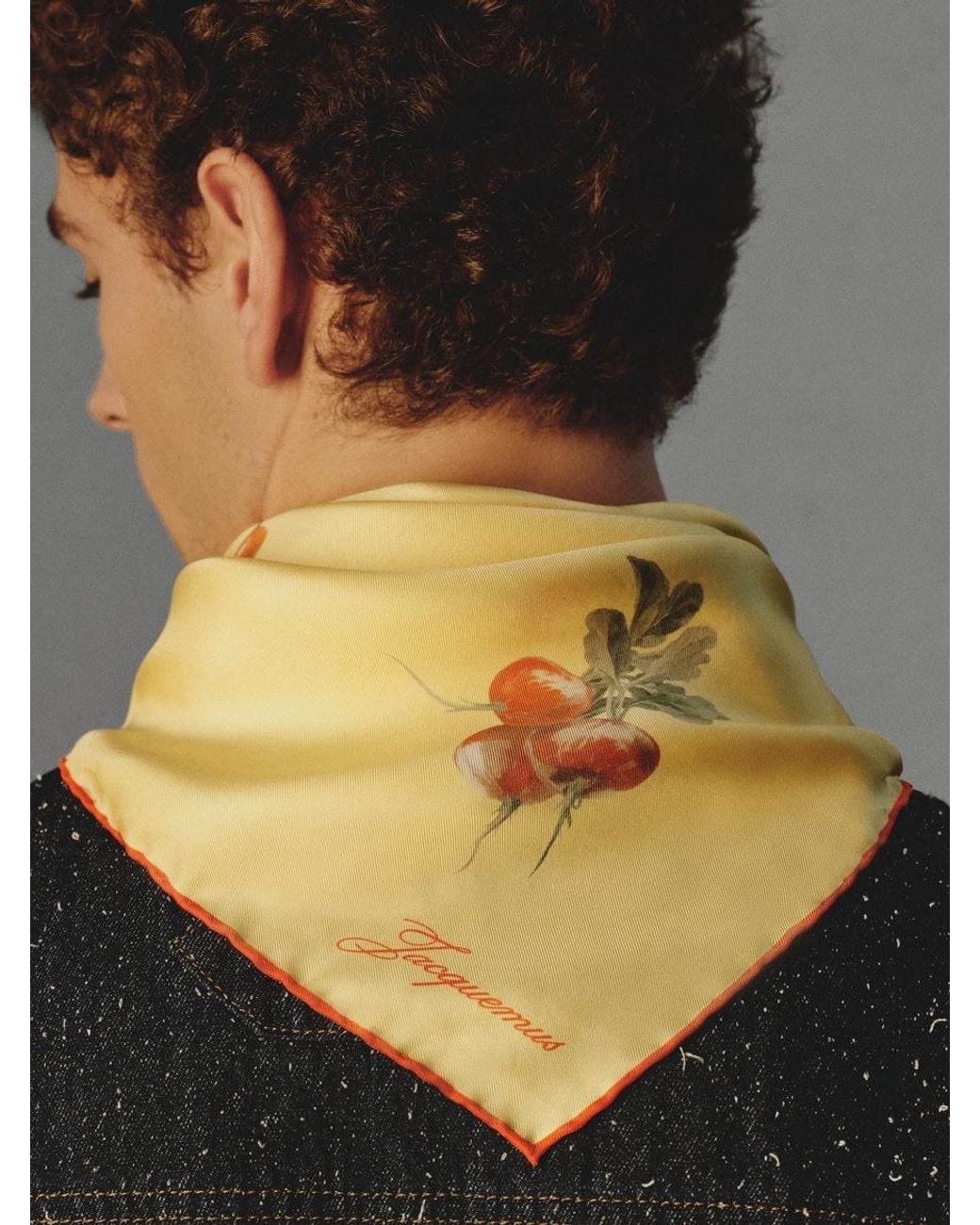 Jacquemus Metallic The Radish Scarf