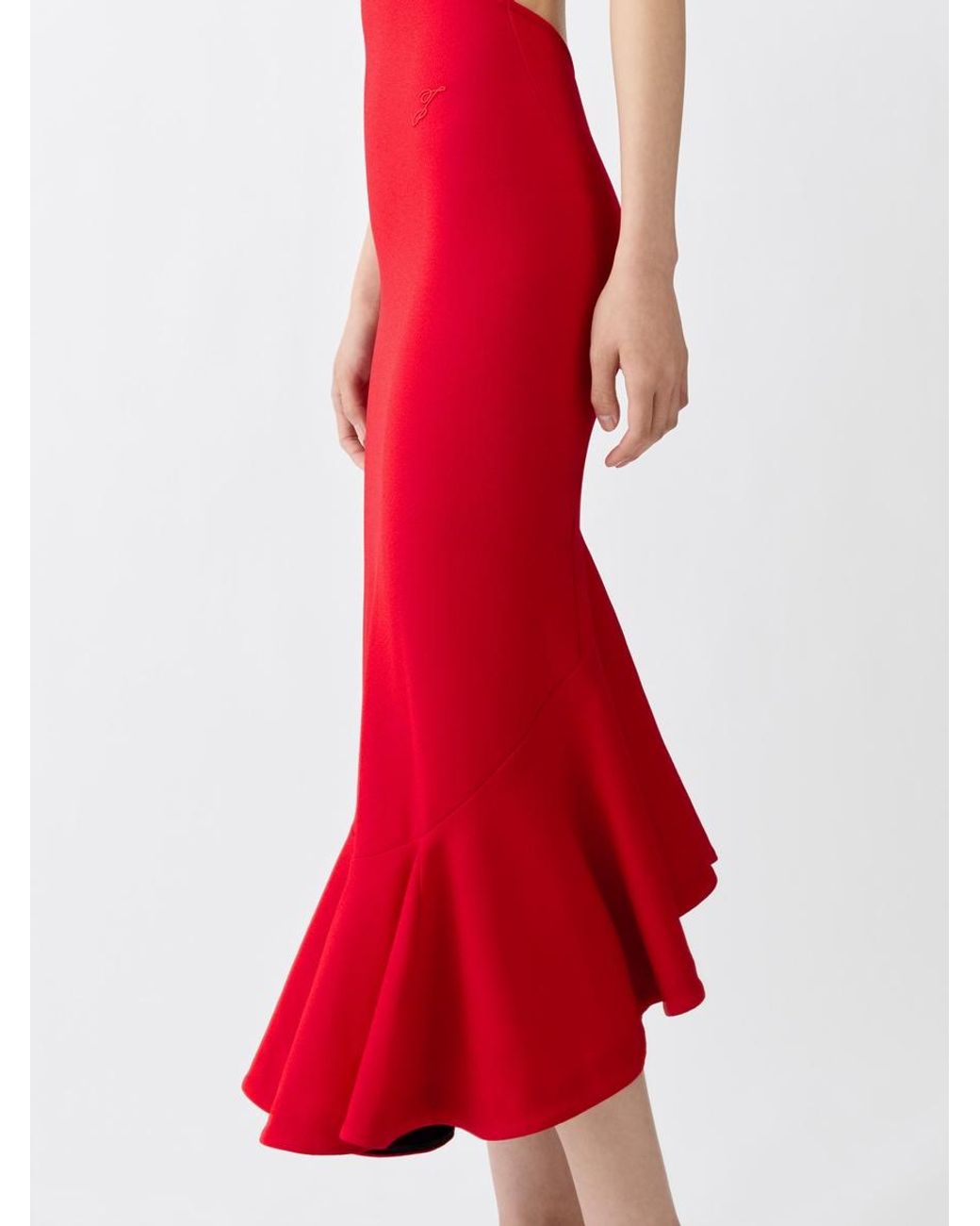 Jacquemus Red The Palmier Dress