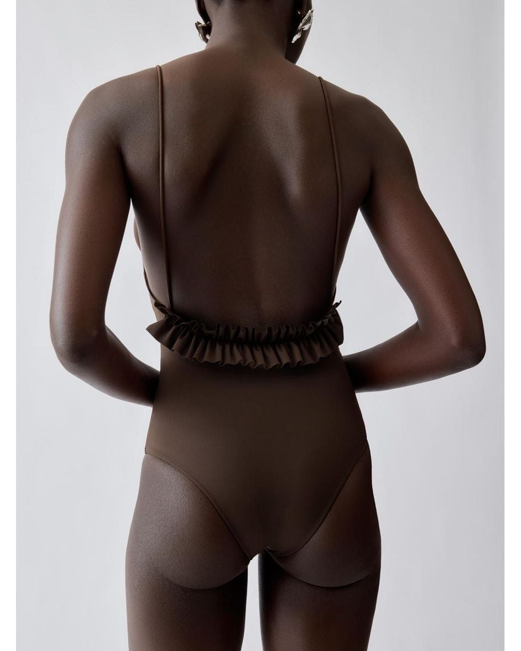 Jacquemus Pink The Cabana Swimsuit