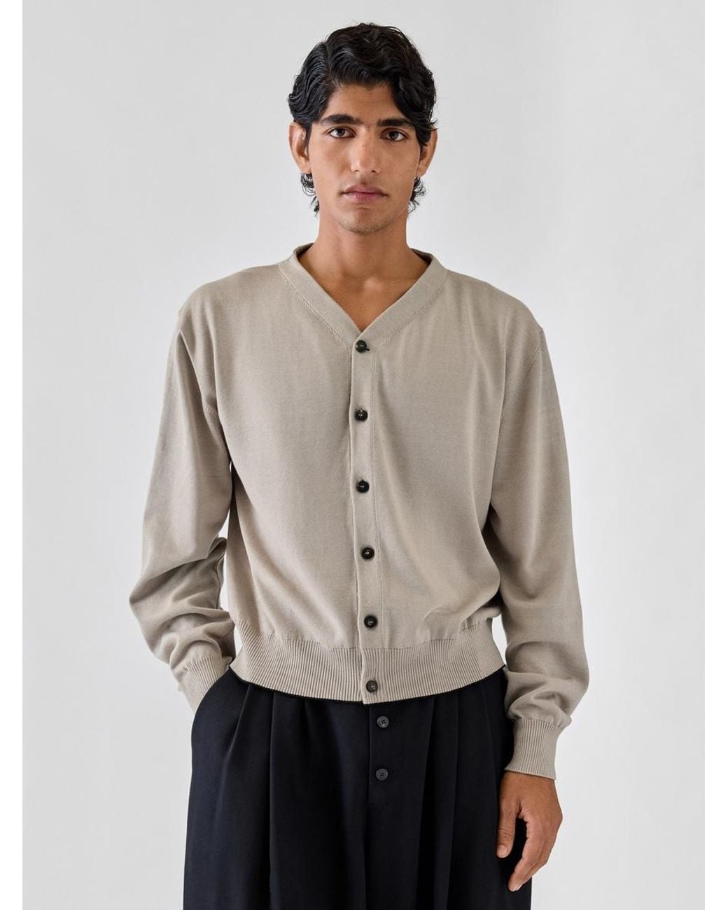 Jacquemus White The Rio Cardigan for men