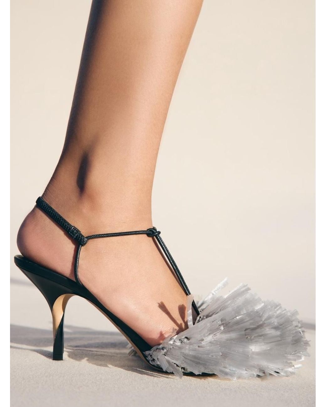 Jacquemus Metallic Die Pina Sandalen