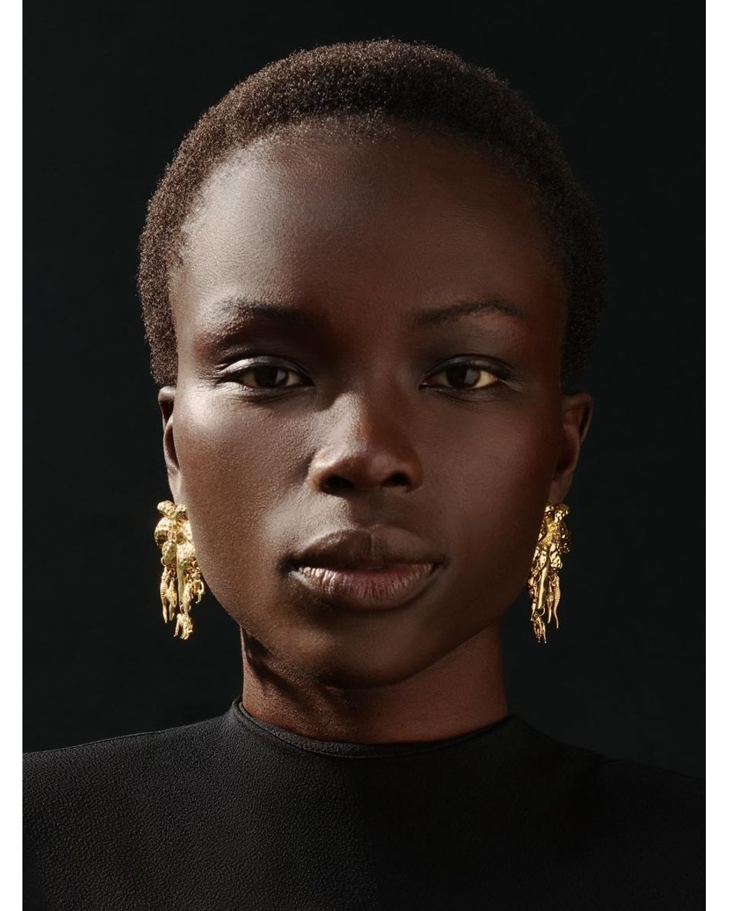 Jacquemus White The Palmier Earrings