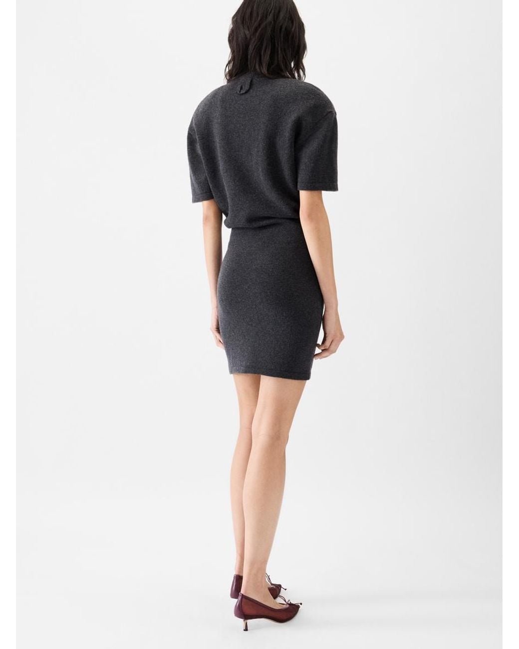 Jacquemus Black The Castagna Knit Dress