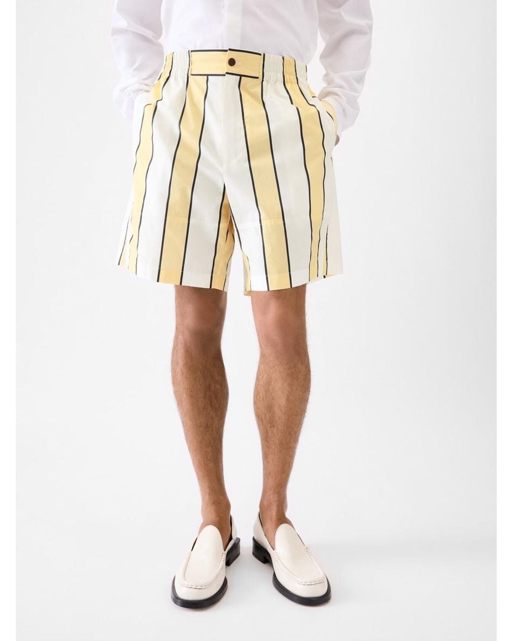Jacquemus White The Aloe Shorts
