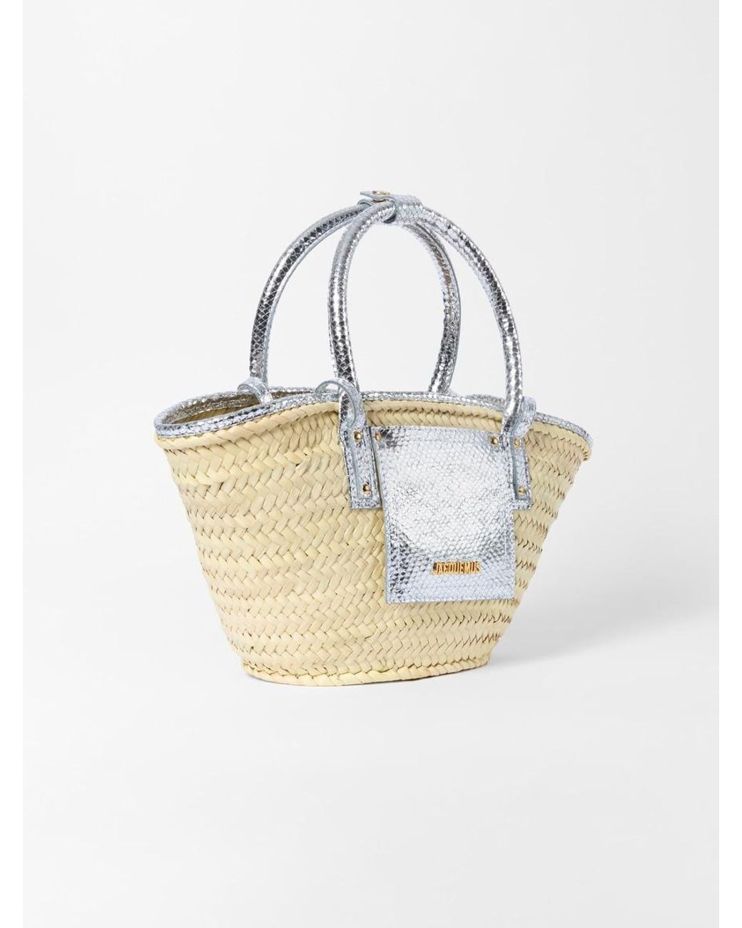 Jacquemus Metallic The Small Soli Basket
