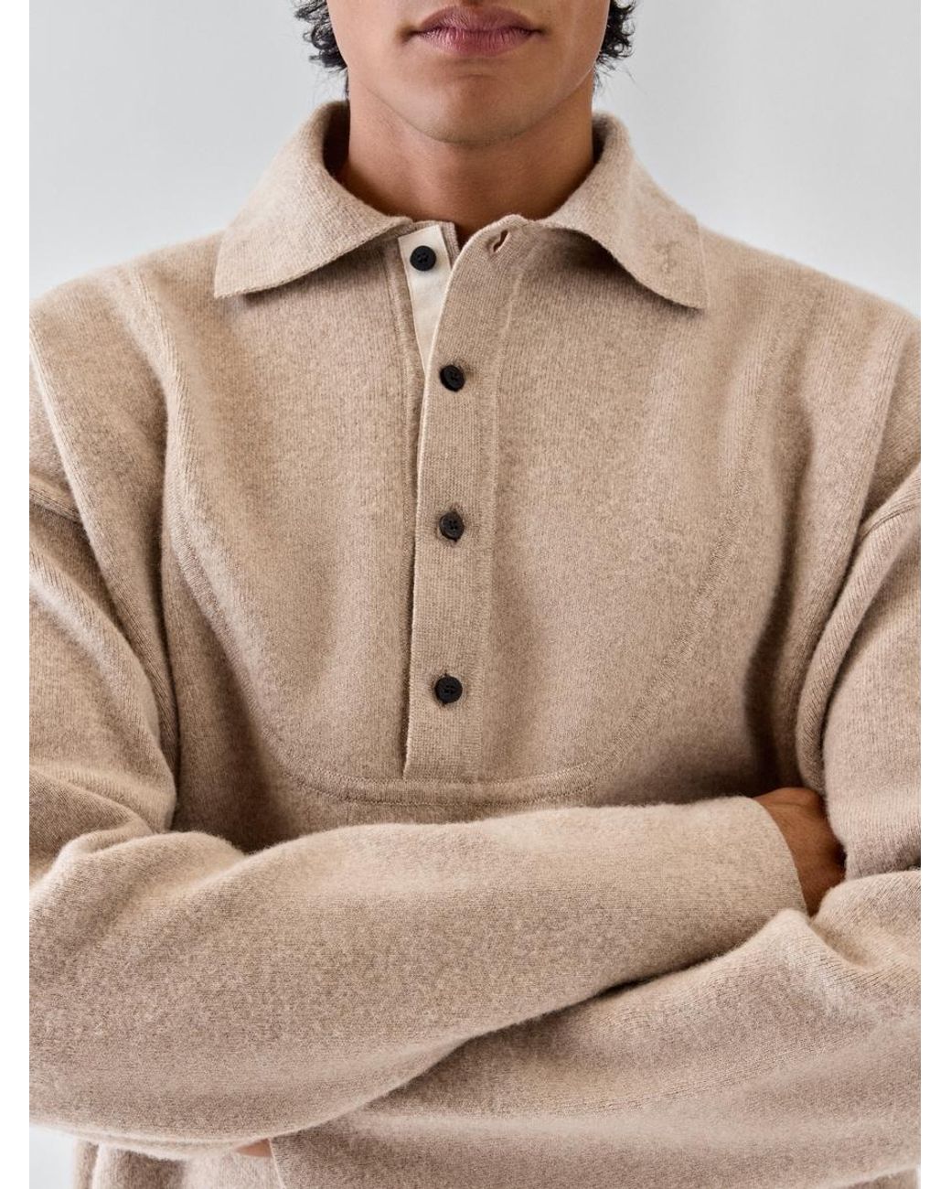 Jacquemus Natural Der Pallone Pullover