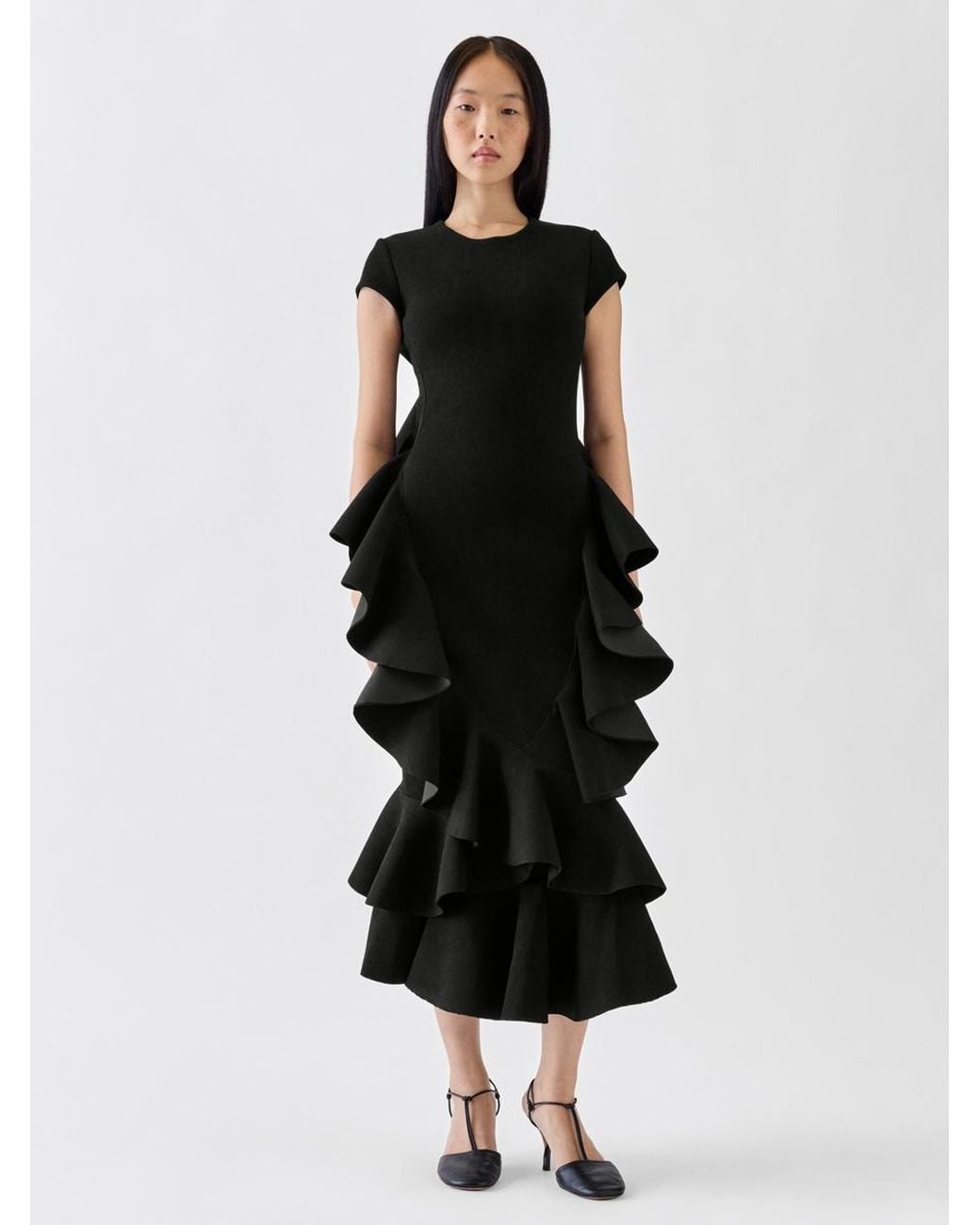 Jacquemus Black The Poisson Knit Dress