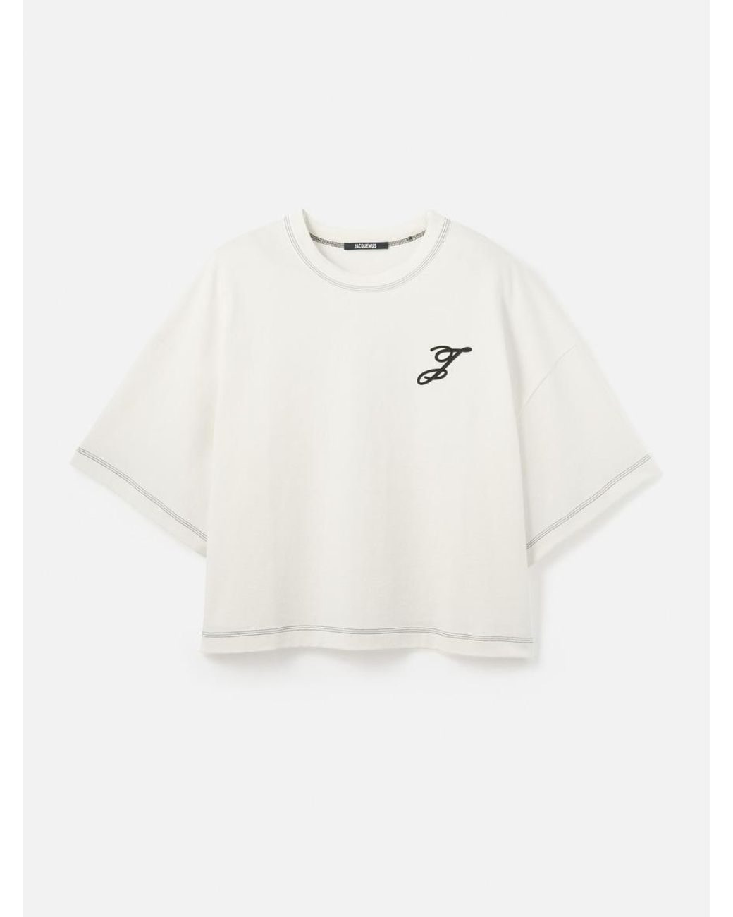 Jacquemus White The Letro T-Shirt