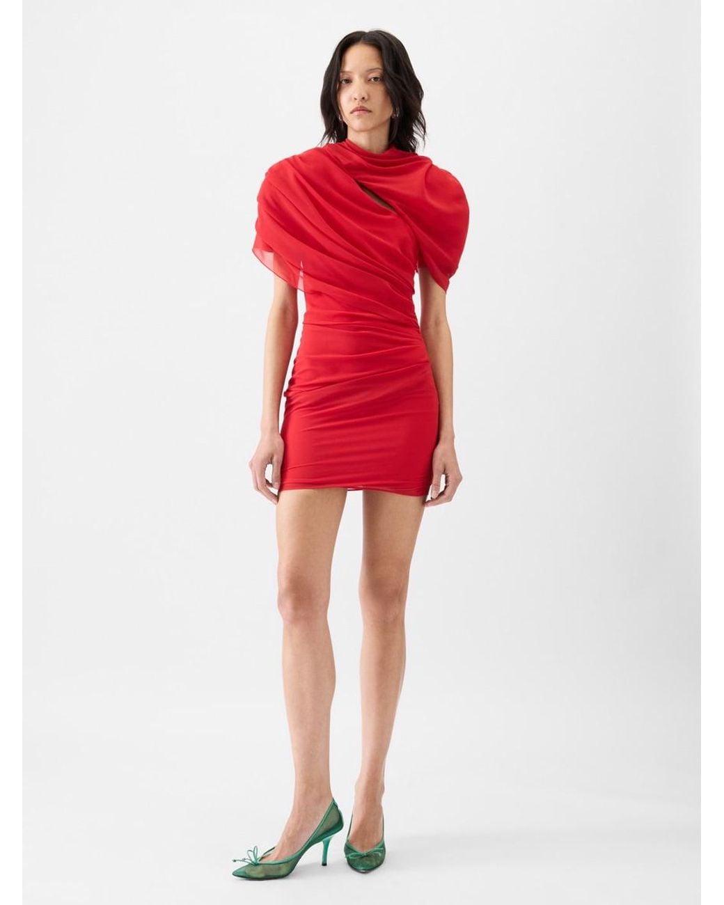 Jacquemus Red Dress La Castagna