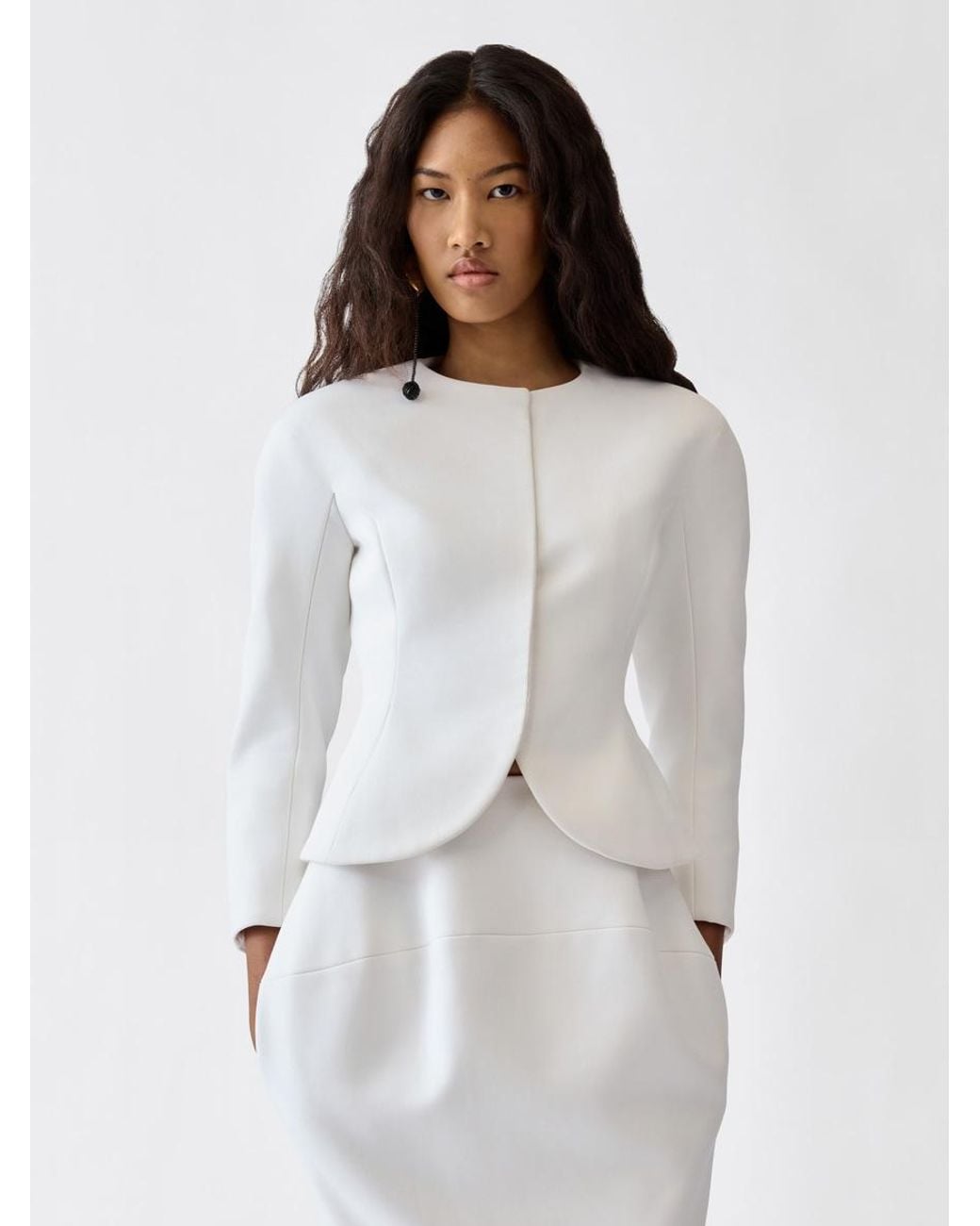 Jacquemus White The Palmier Jacket