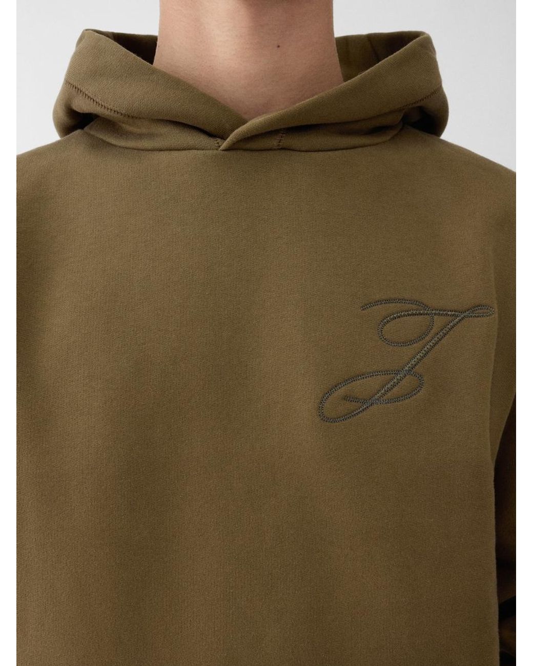 Jacquemus Green The Logo Hoodie for men