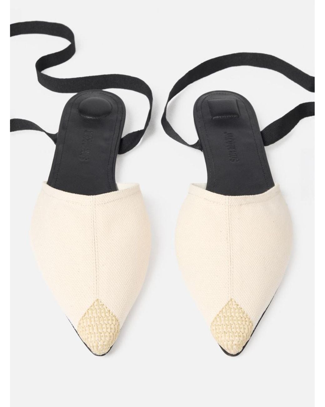 Jacquemus White The Espadrilles Mules