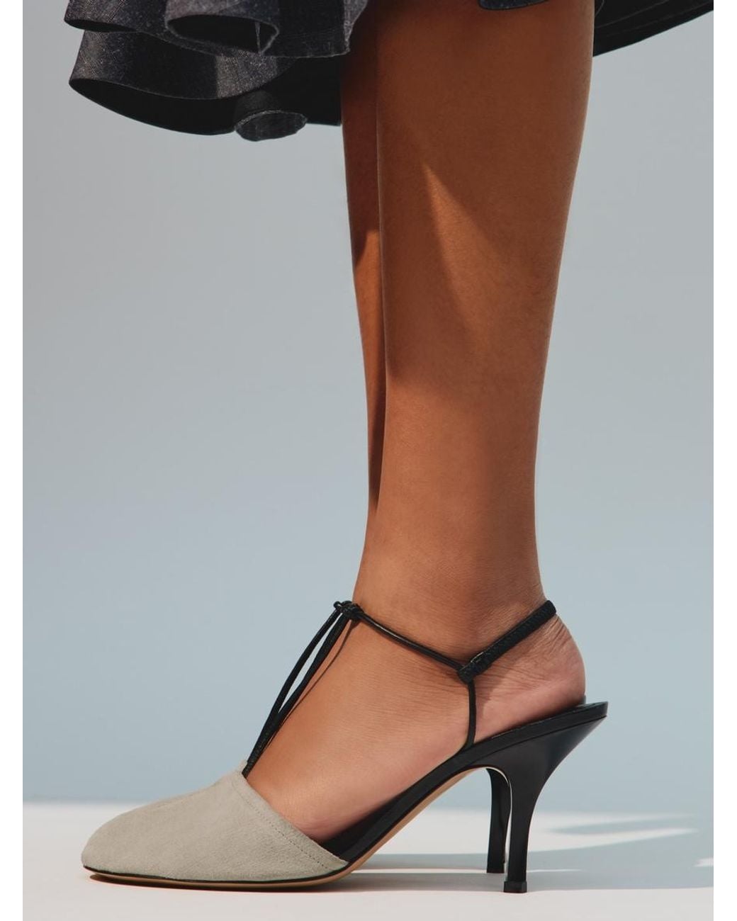 Jacquemus White Die Pina Sandalen