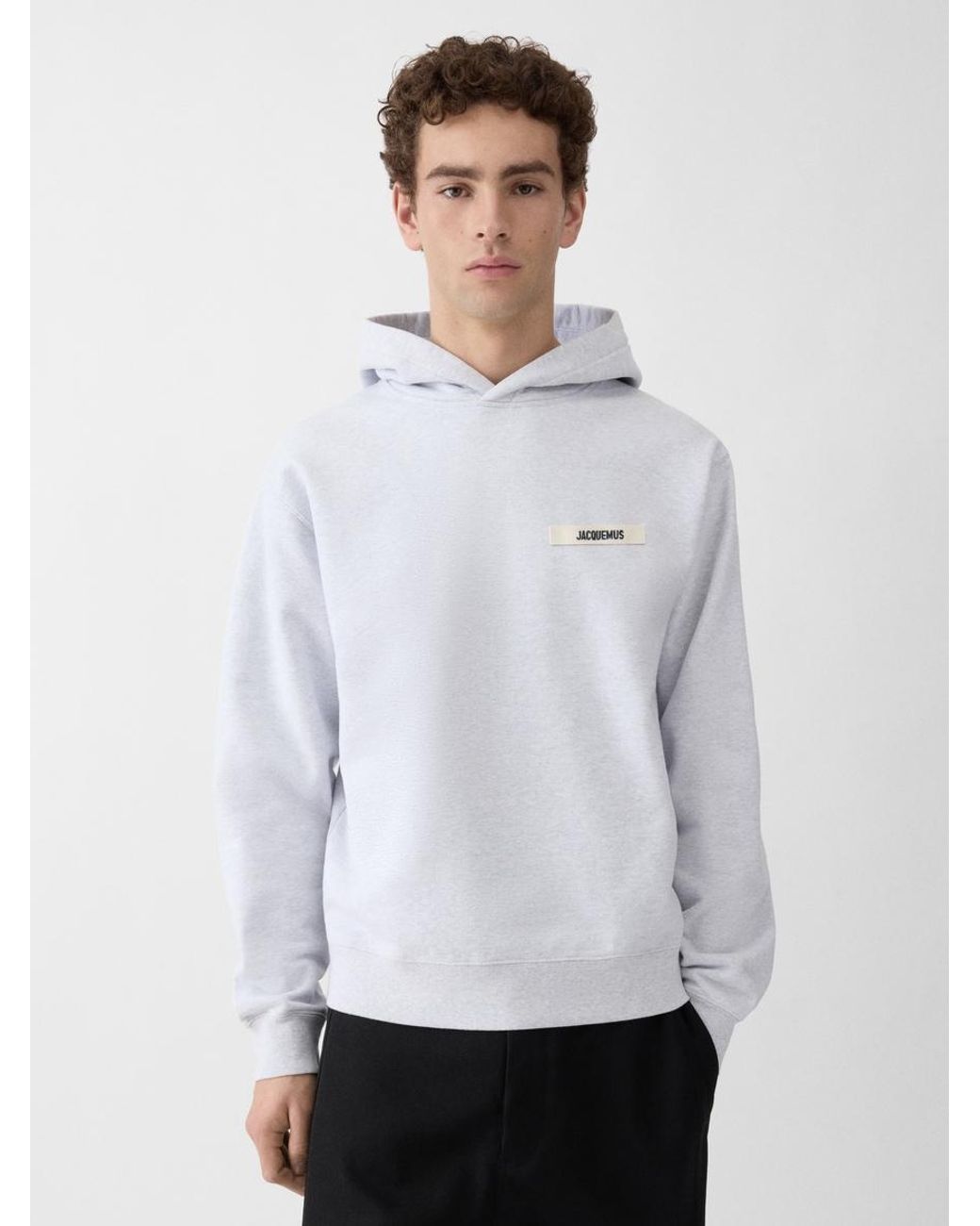 Jacquemus White The Gros Grain Hoodie