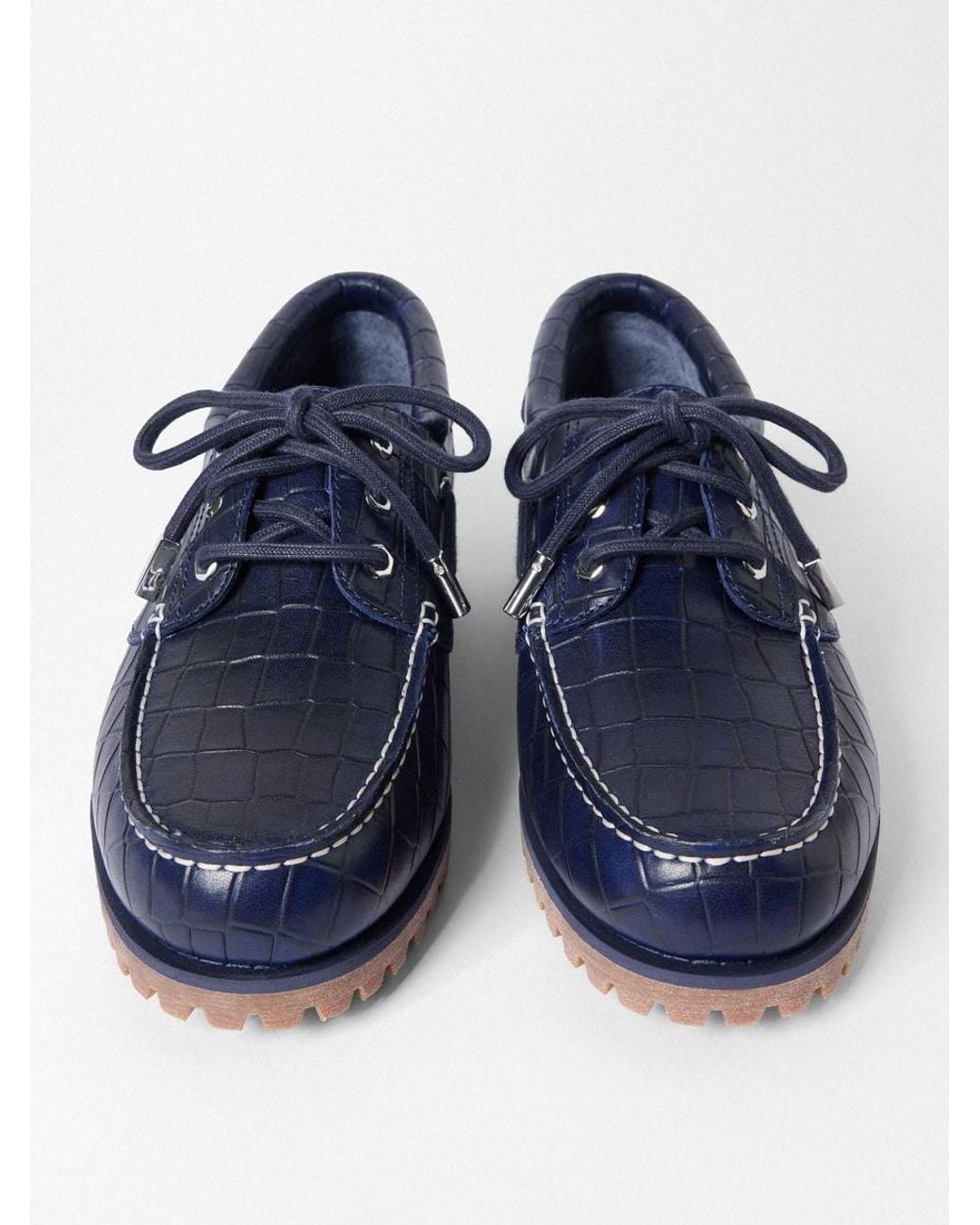 Jacquemus Blue The + Timberland Boat Shoe
