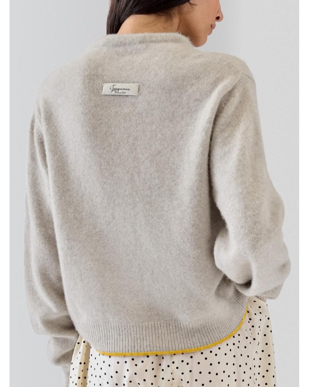 Jacquemus Natural The Cachemire Cardigan