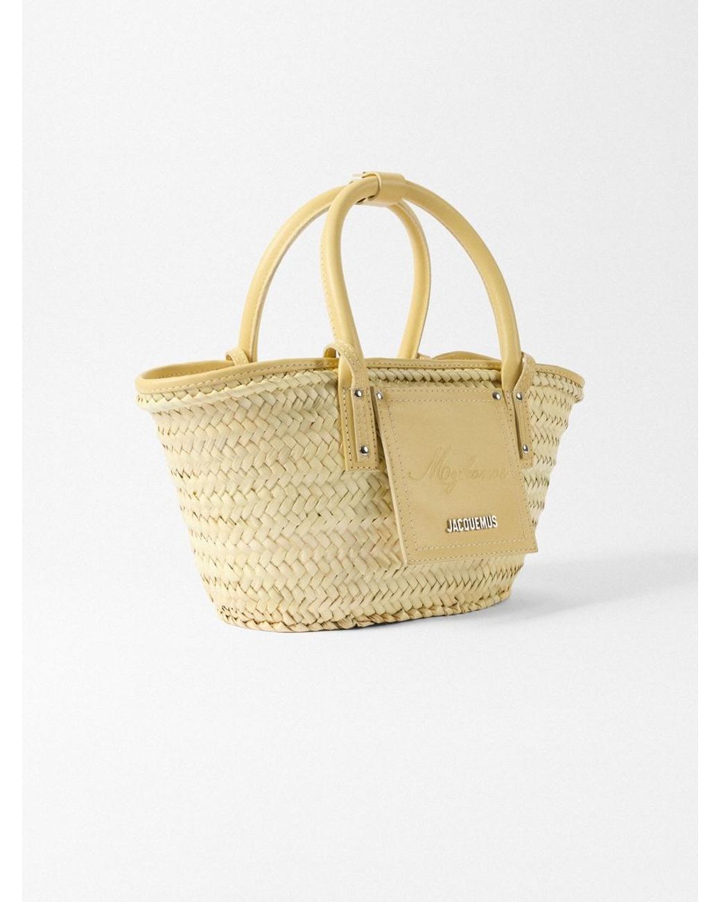 Jacquemus Metallic The Small Soli Basket