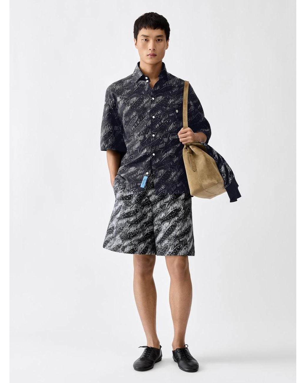 Jacquemus Blue The Rio Shirt for men