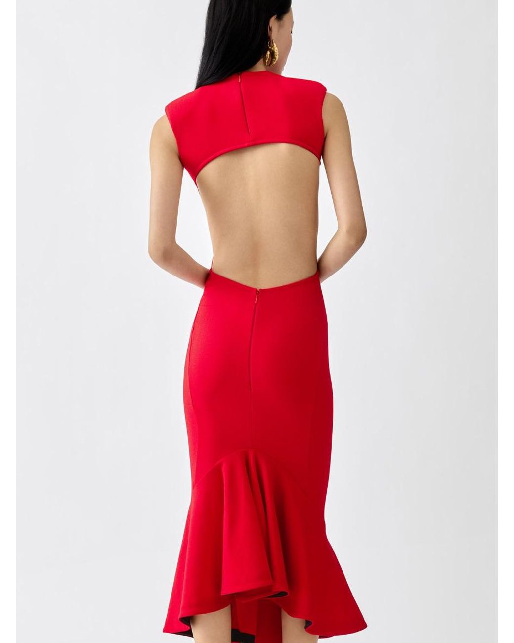 Jacquemus Red The Palmier Dress
