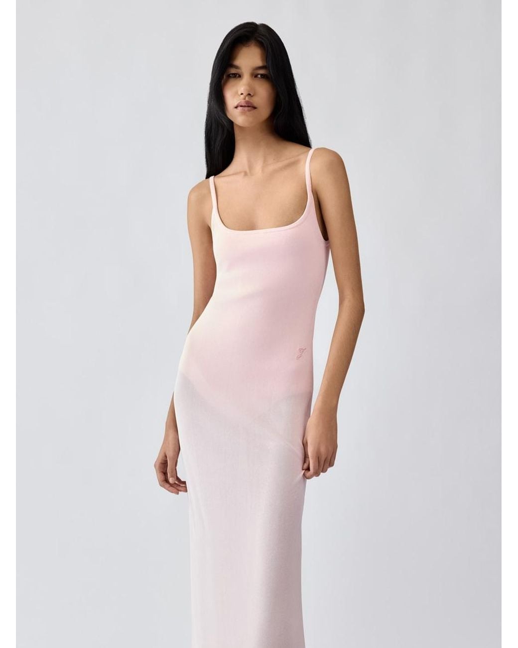 Jacquemus Pink The Nodo Dress