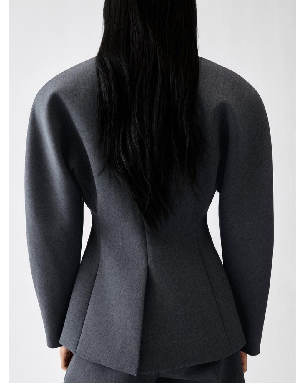 Jacquemus Blue Die Ovalo Jacke
