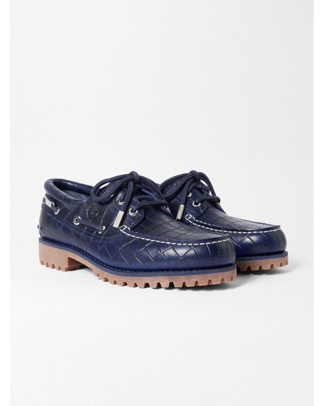 Jacquemus Blue The + Timberland Boat Shoe