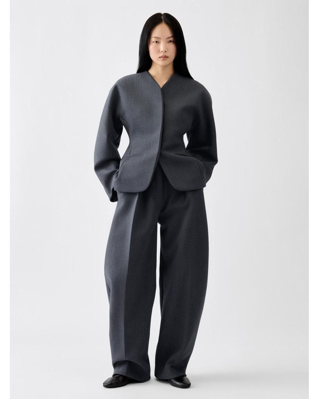 Jacquemus Blue Die Ovalo Jacke