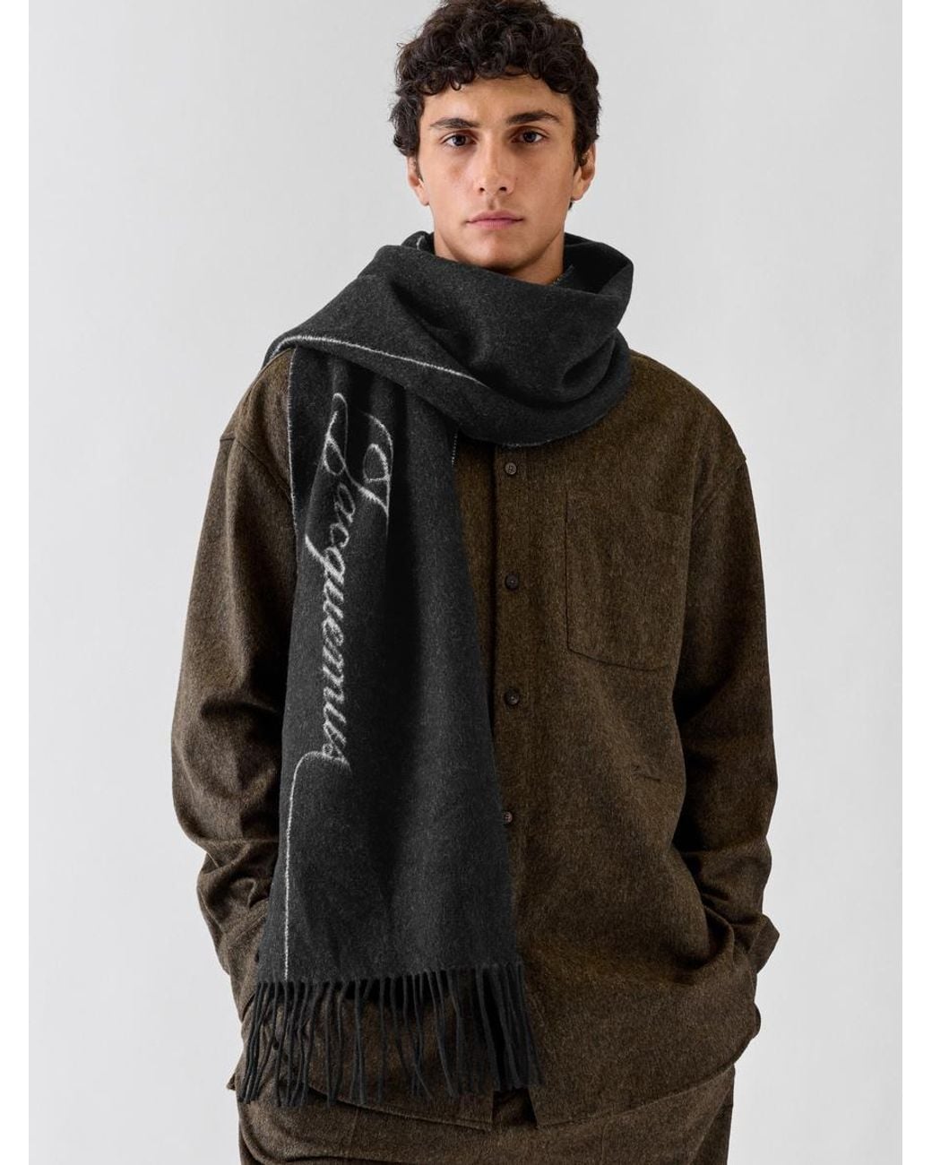 Jacquemus Black Der Citta Schal for men