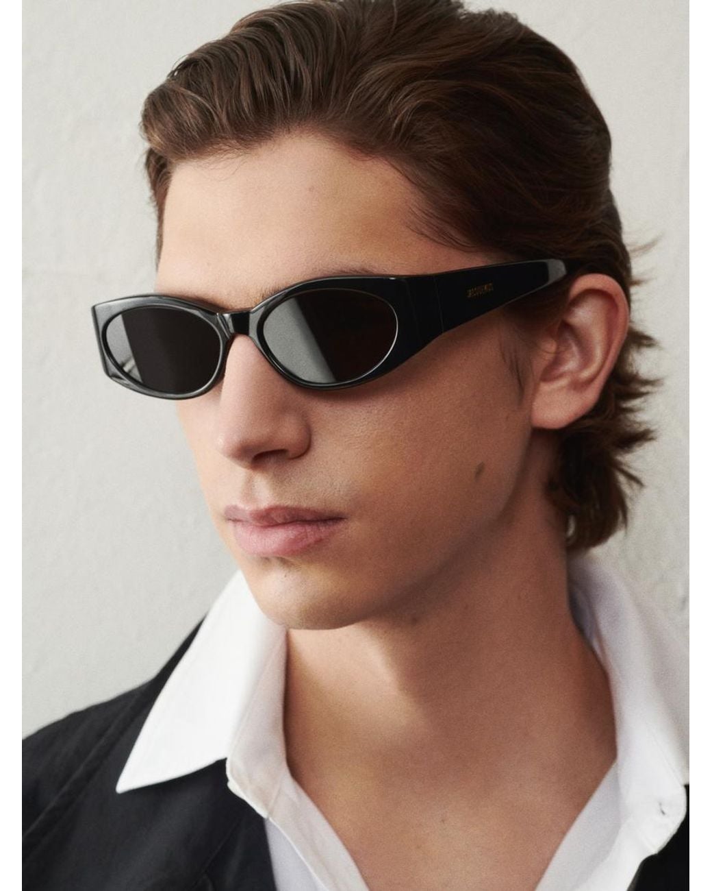 Jacquemus Black The Ovalo Sunglasses