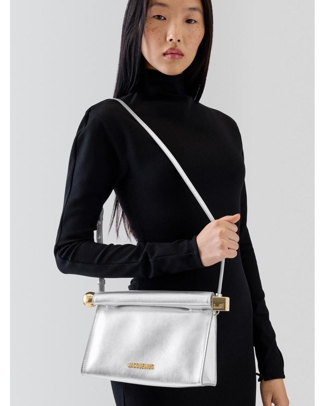 Jacquemus White The Rond Carré Bag