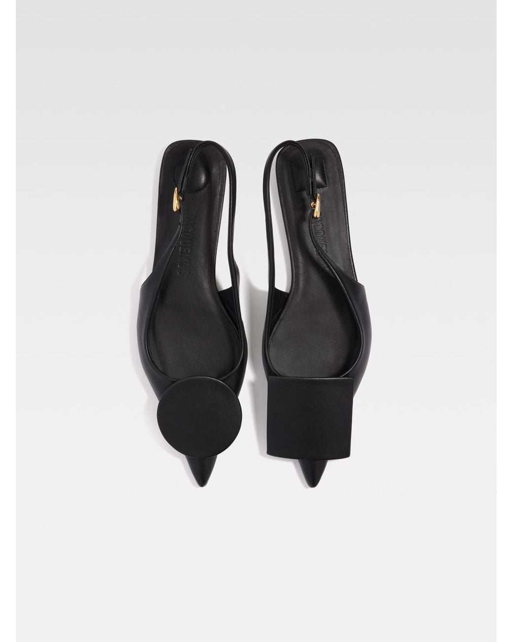 Jacquemus White The Flat Duelo Slingbacks