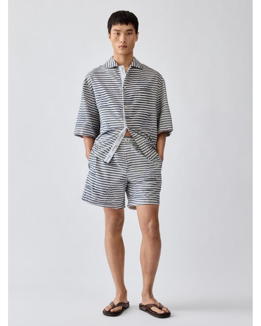 Jacquemus Gray The Caleçon Shorts