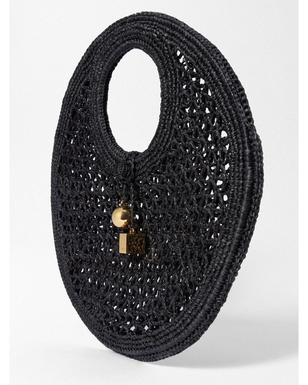 Jacquemus Blue The Spiaggia Small Round Bag
